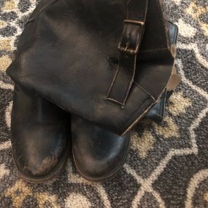 Steve Madden distressed Crosby boots